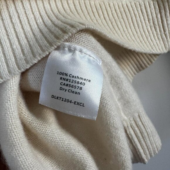 Intermix Cream Cashmere Sweater - Picture 4 of 4